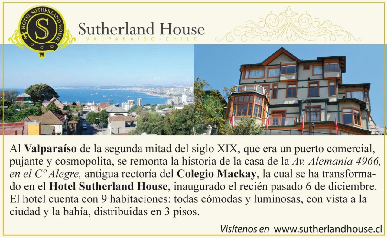 Sutherland House Valparaíso Exterior foto